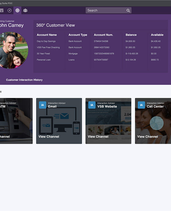 Infor Banking UX Prototype