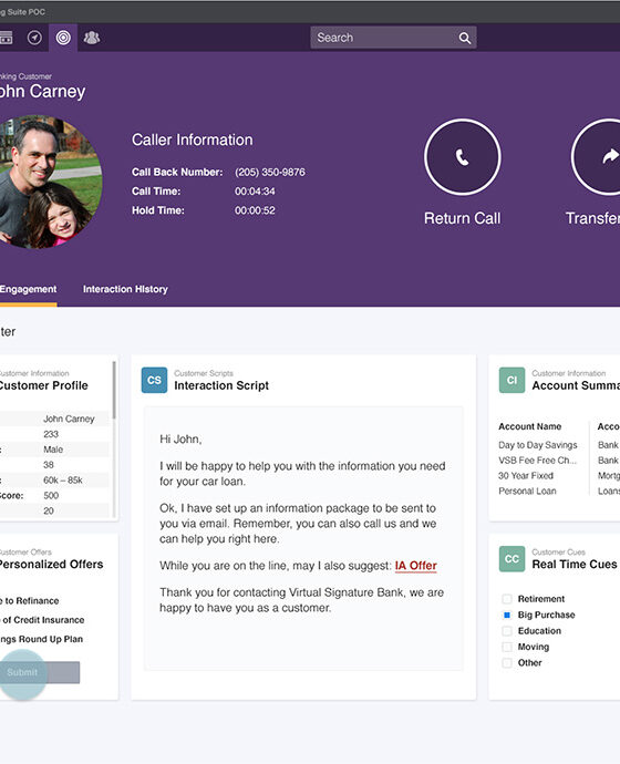 Infor Banking UX Prototype